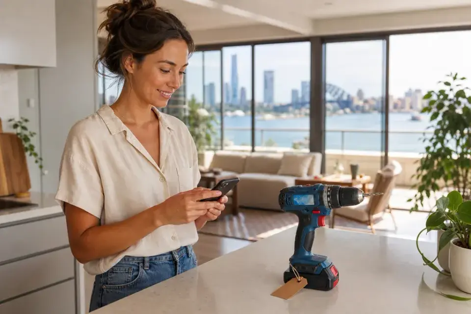 Owner listing an item for rent on CoHire